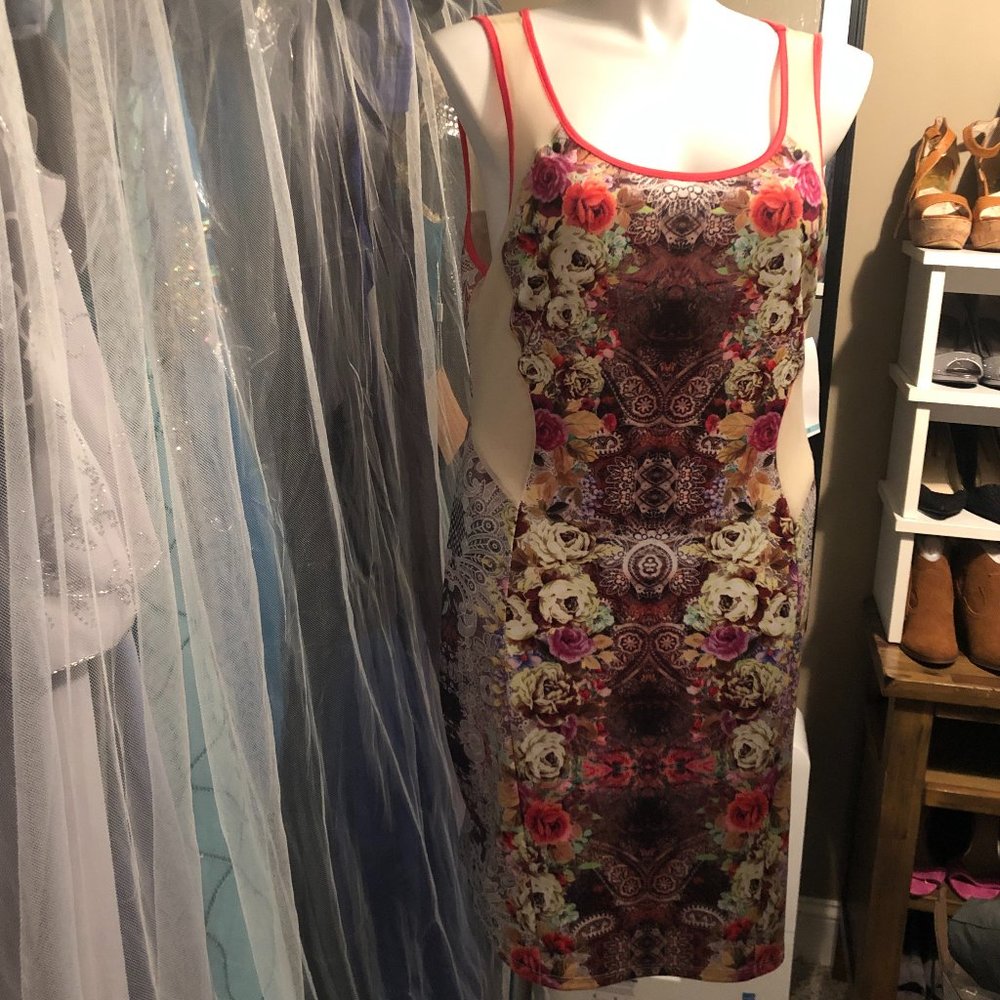 Women’s Cute Multi Colored Floral Dress